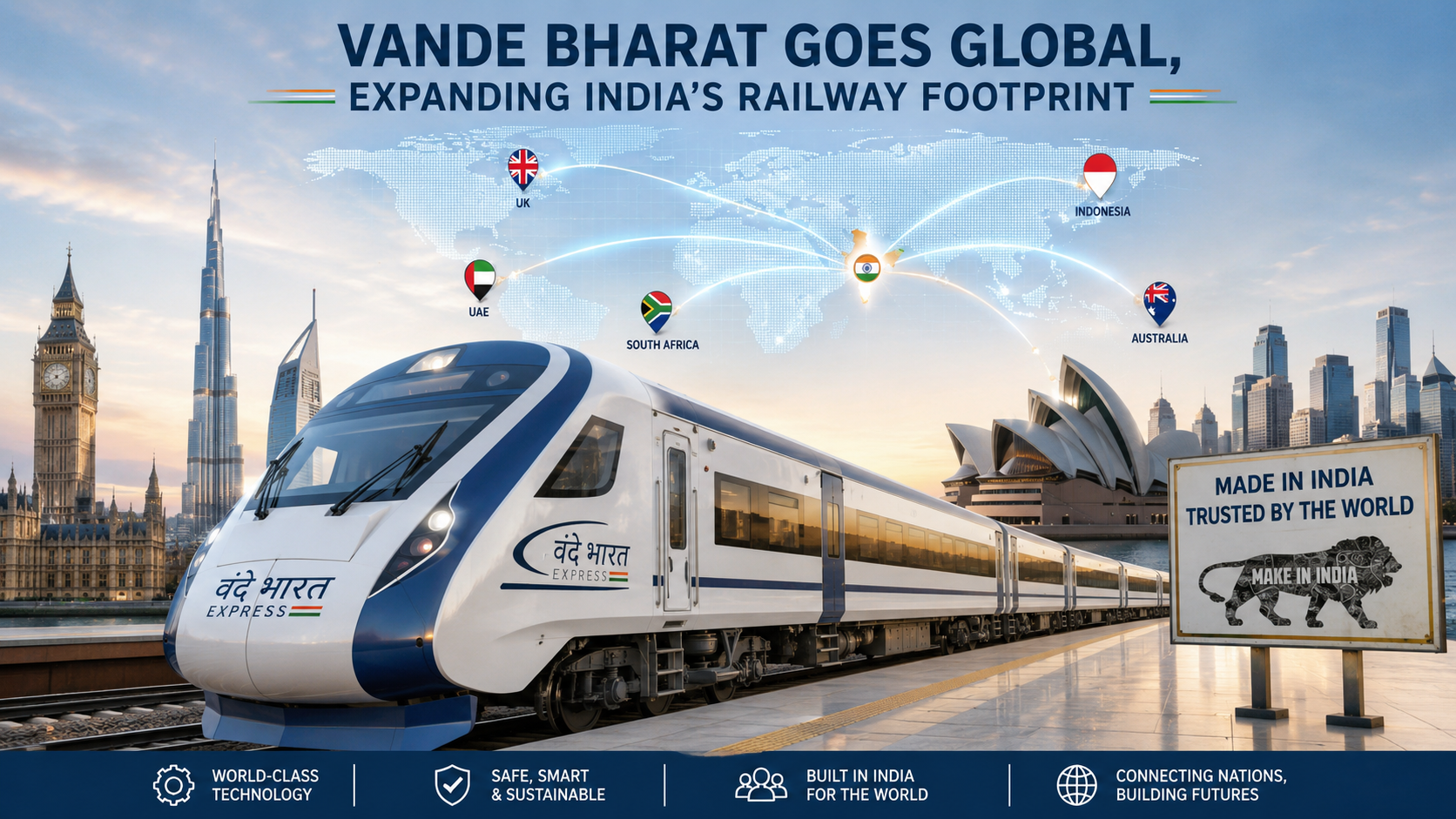 Vande Bharat goes global, expanding India's railway footprint