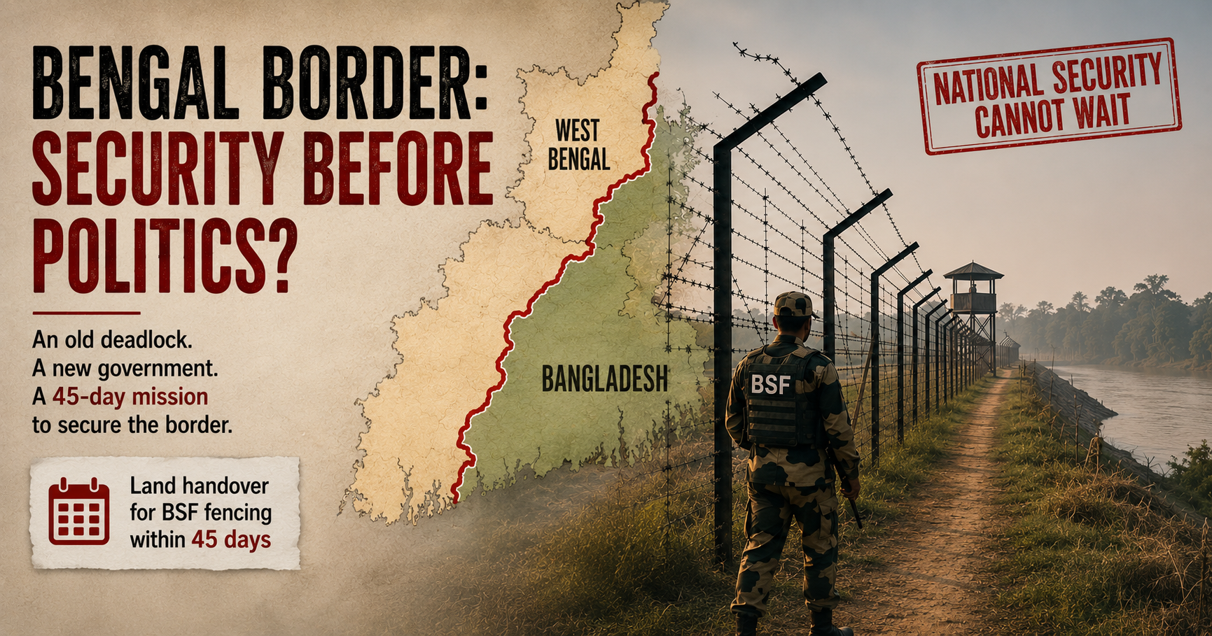 Bengal’s new government acts on long-ignored border fencing